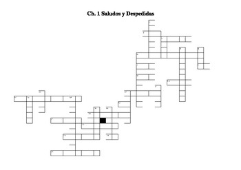 Where Can I Find The Saludos Y Despedidas Crossword Puzzle Answer Key?